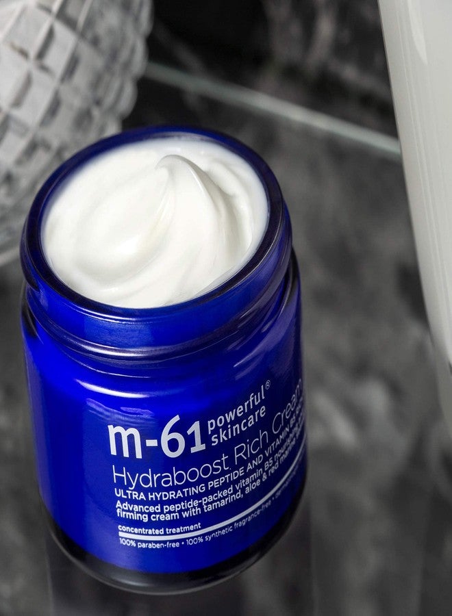 m-61 Hydraboost Rich Cream | Luxurious, Ultra Hydrating Face Cream With Peptides, Vitamin B5, Tamarind, Aloe, Red Marine Seaweed. 48-Hour Hydration. For Mature or Dry Skin - 1.7 Fl Oz - Image 5